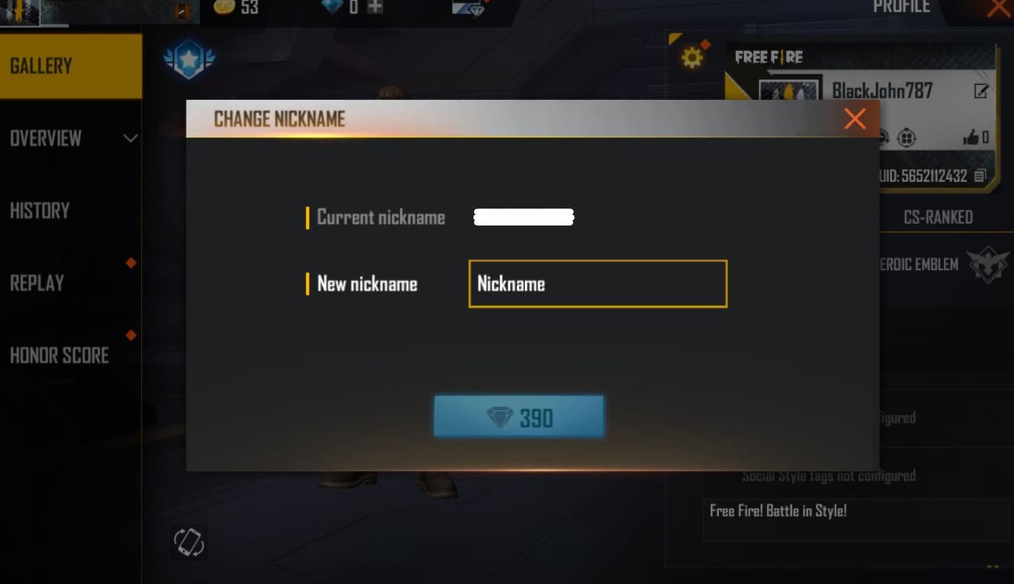 Free Fire name style 2023 List of best names