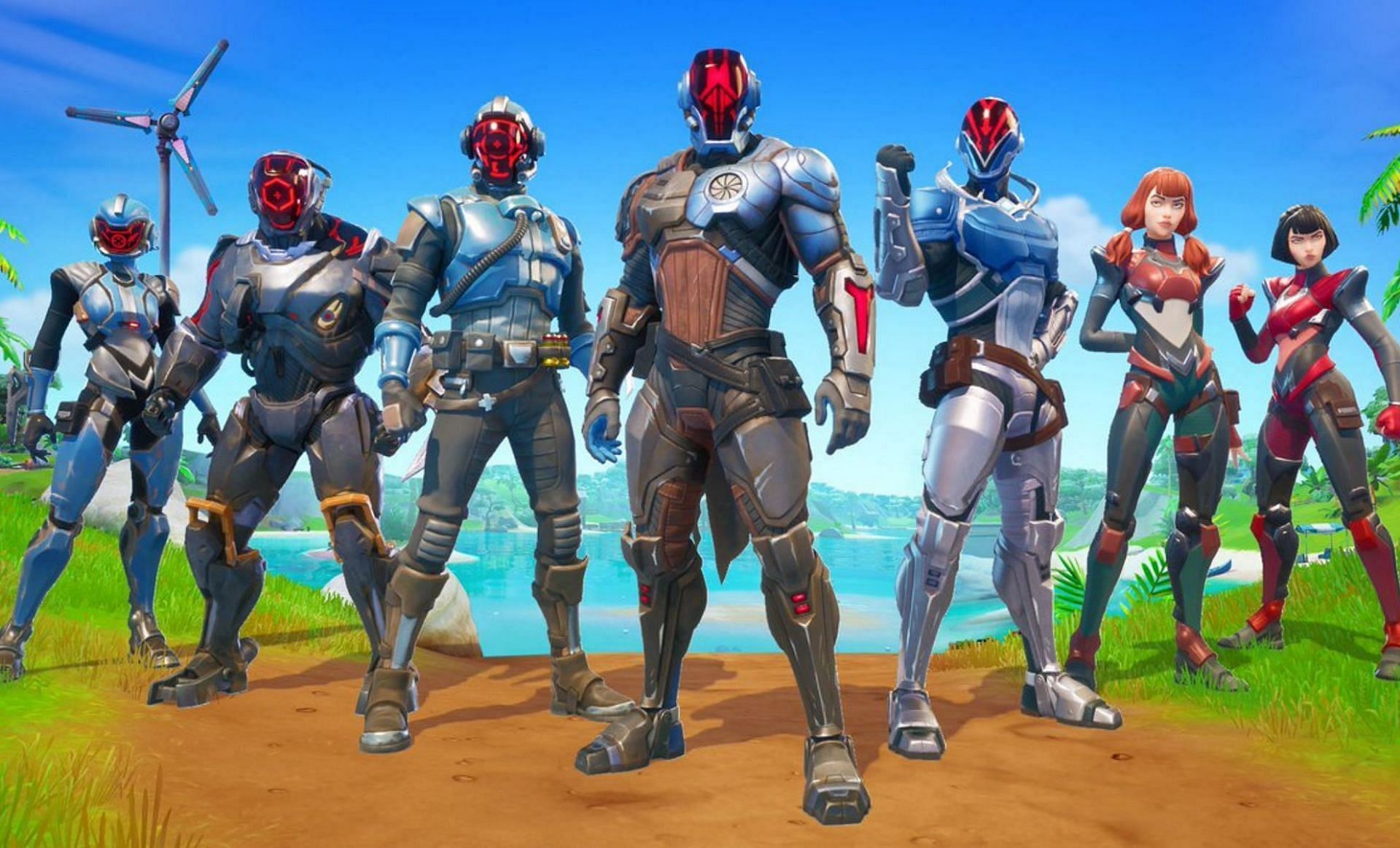 Some Fortnite The Seven skins were more hyped than others (Image via T5G/Twitter)