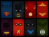 DC Superhero Logos (Image via cutewallpaper.org)