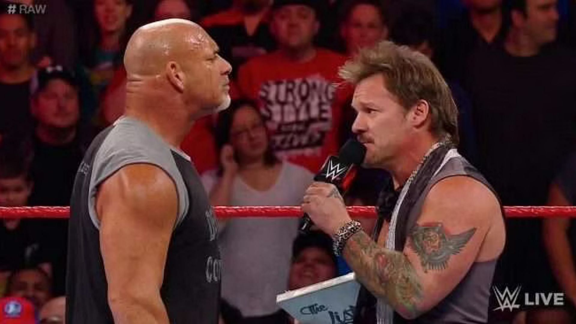 Goldberg and Jericho weren&rsquo;t the best of friends