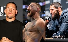 Nate Diaz wonders why Conor McGregor and Khamzat Chimaev are "talking sh*t" when they are on the "injured pu**y list"