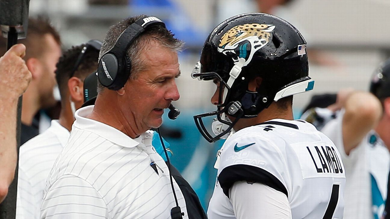 Urban Meyer and Josh Lambo