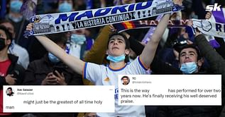 “He’s in a league of his own” – Fans ecstatic with Real Madrid star ‘finally receiving his well deserved praise’ after Champions League final win over Liverpool