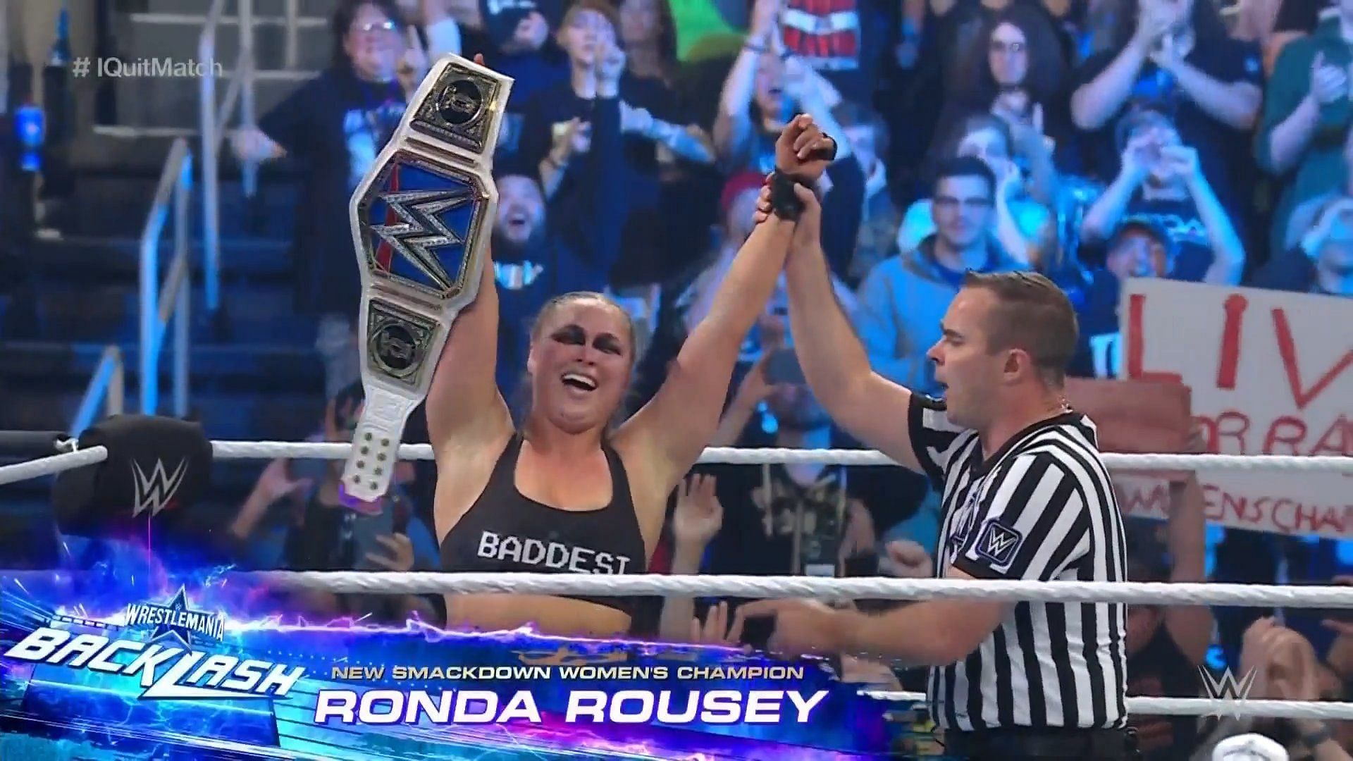 Ronda Rousey finds herself at the top of the mountain