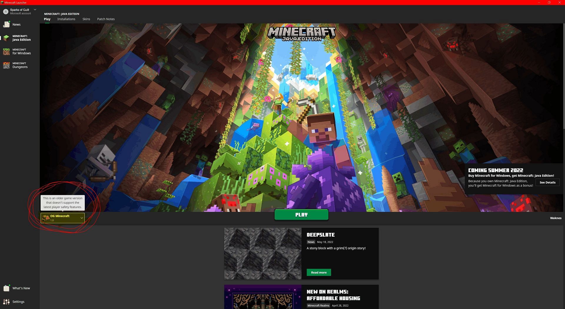 Old Minecraft Launcher (Official) Download