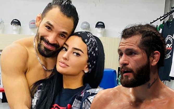 "Drama sells" - Michel Pereira's wife responds to claims she "slid in" to Jorge Masvidal's DMs