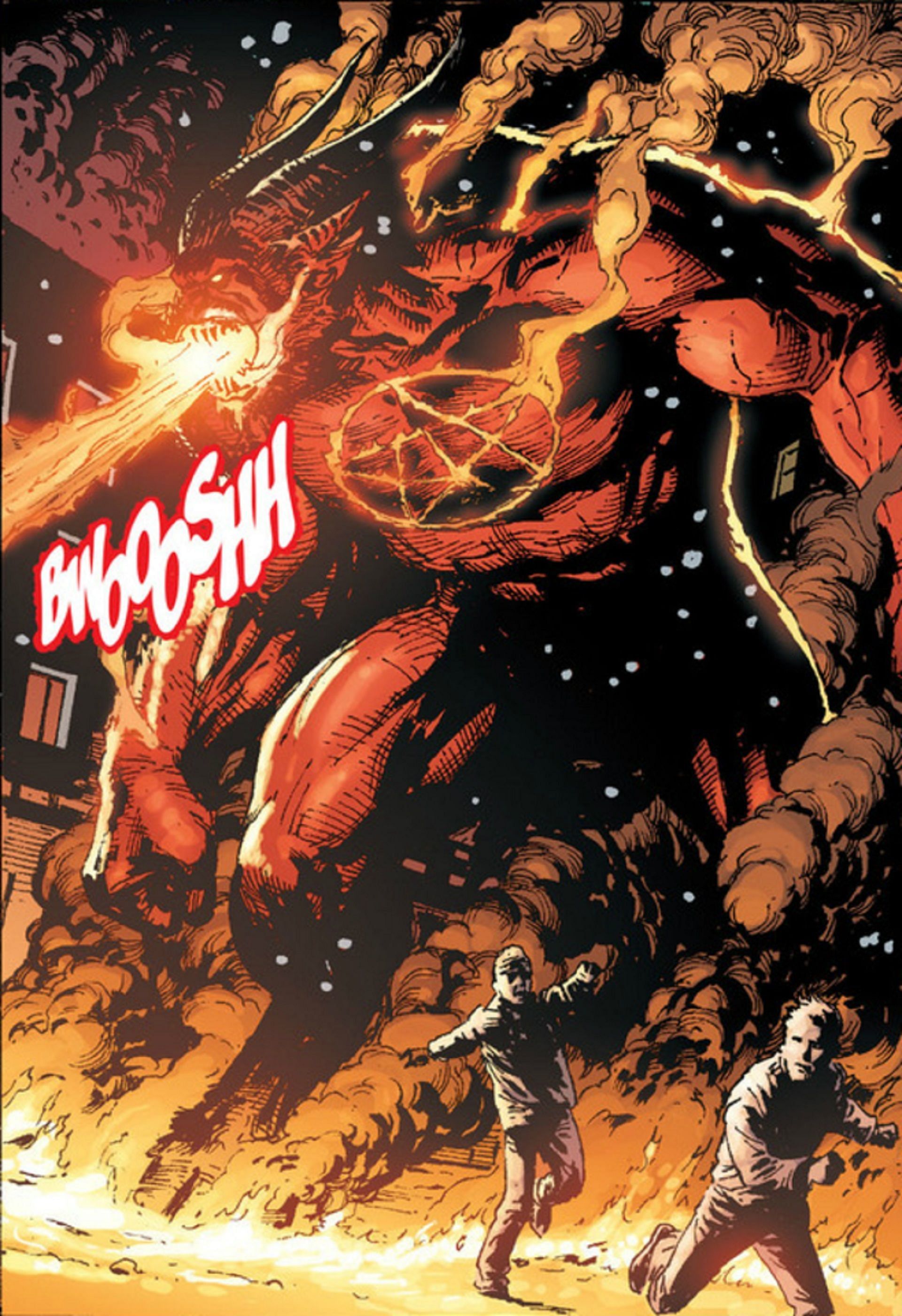 Sabbac comes with demonic powers (Image via DC)