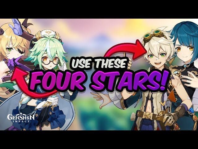 10 best Genshin Impact characters (4-stars) you must build for endgame ...