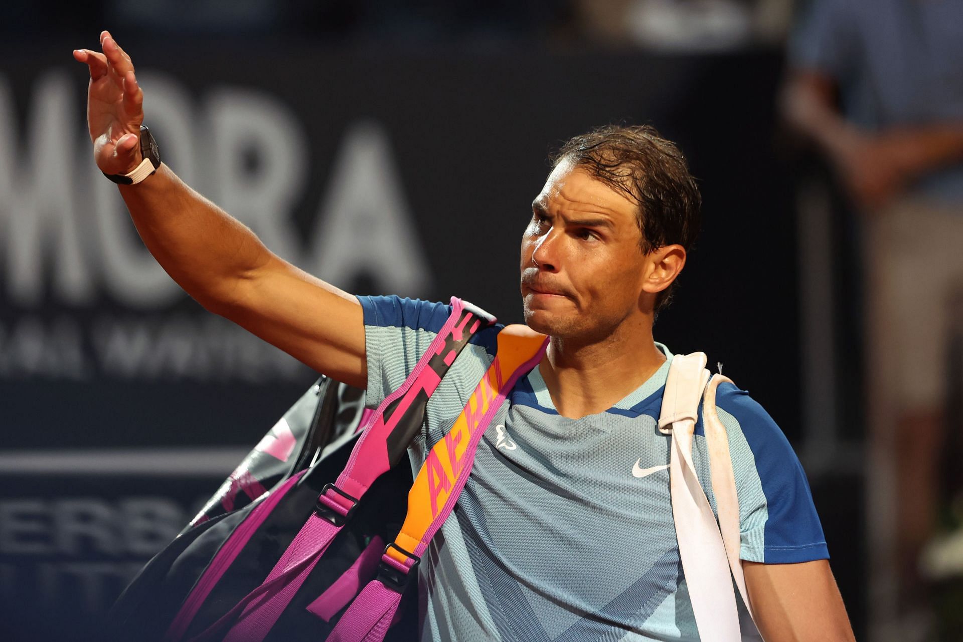 Rafael Nadal at the Internazionali BNL D'Italia 2022 - Day Five