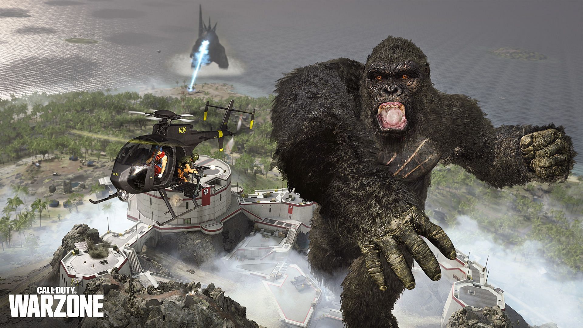 How to control Godzilla and Kong during the Operation Monarch event in  Warzone?