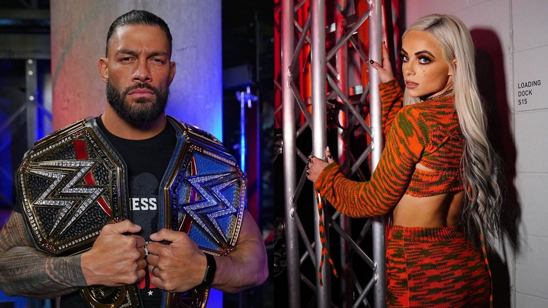 Roman Reigns (left) and Liv Morgan (right) are Geminis