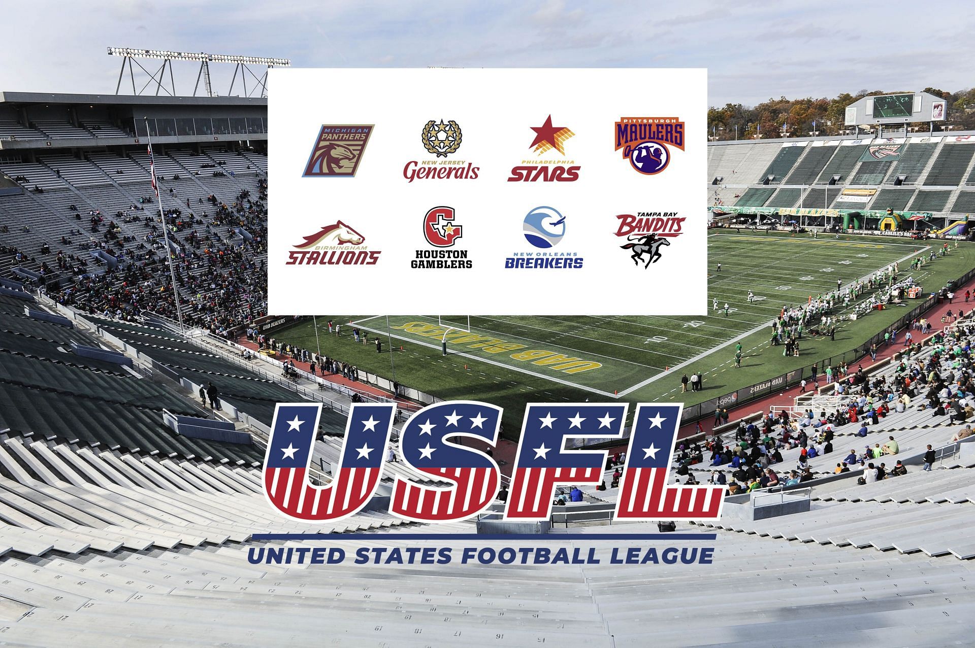 USFL logos, Image Credit: WPTV.com