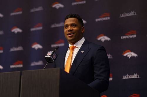 Denver Broncos Introduce Quarterback Russell Wilson