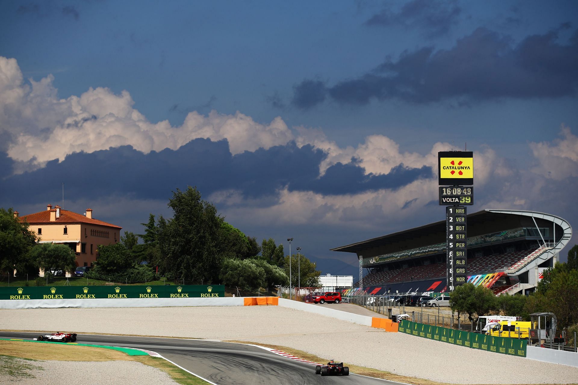 A general view on track during the 2020 F1 Grand Prix of Spain at Circuit de Barcelona-Catalunya (Photo by Bryn Lennon/Getty Images)