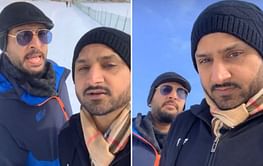 [Watch] "Thand badi hai" - Harbhajan Singh shares a throwback video with Yuvraj Singh