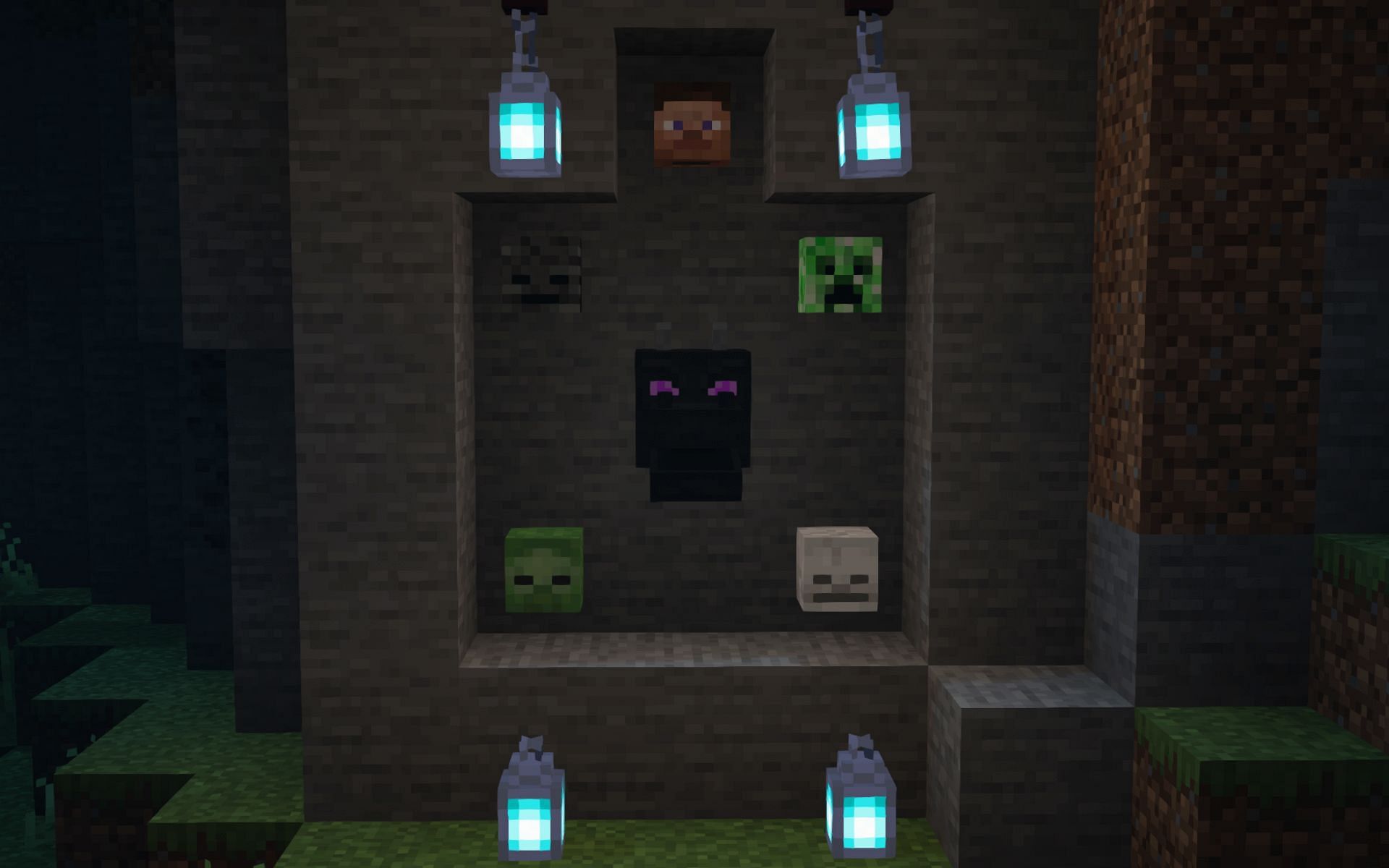 All heads present in the Minecraft (Image via Minecraft)