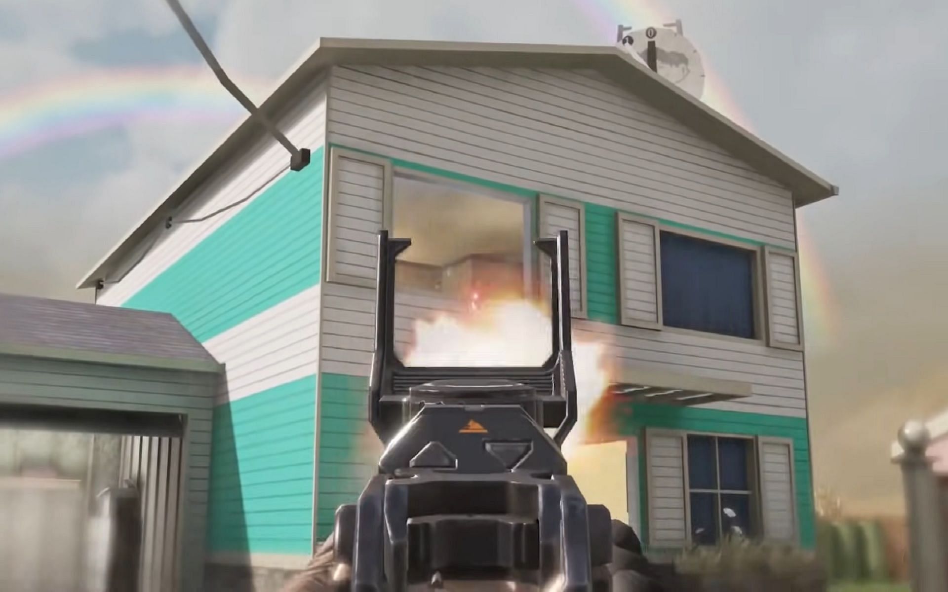 Initiating a gun fight in Call of Duty Mobile (Image via Activision)