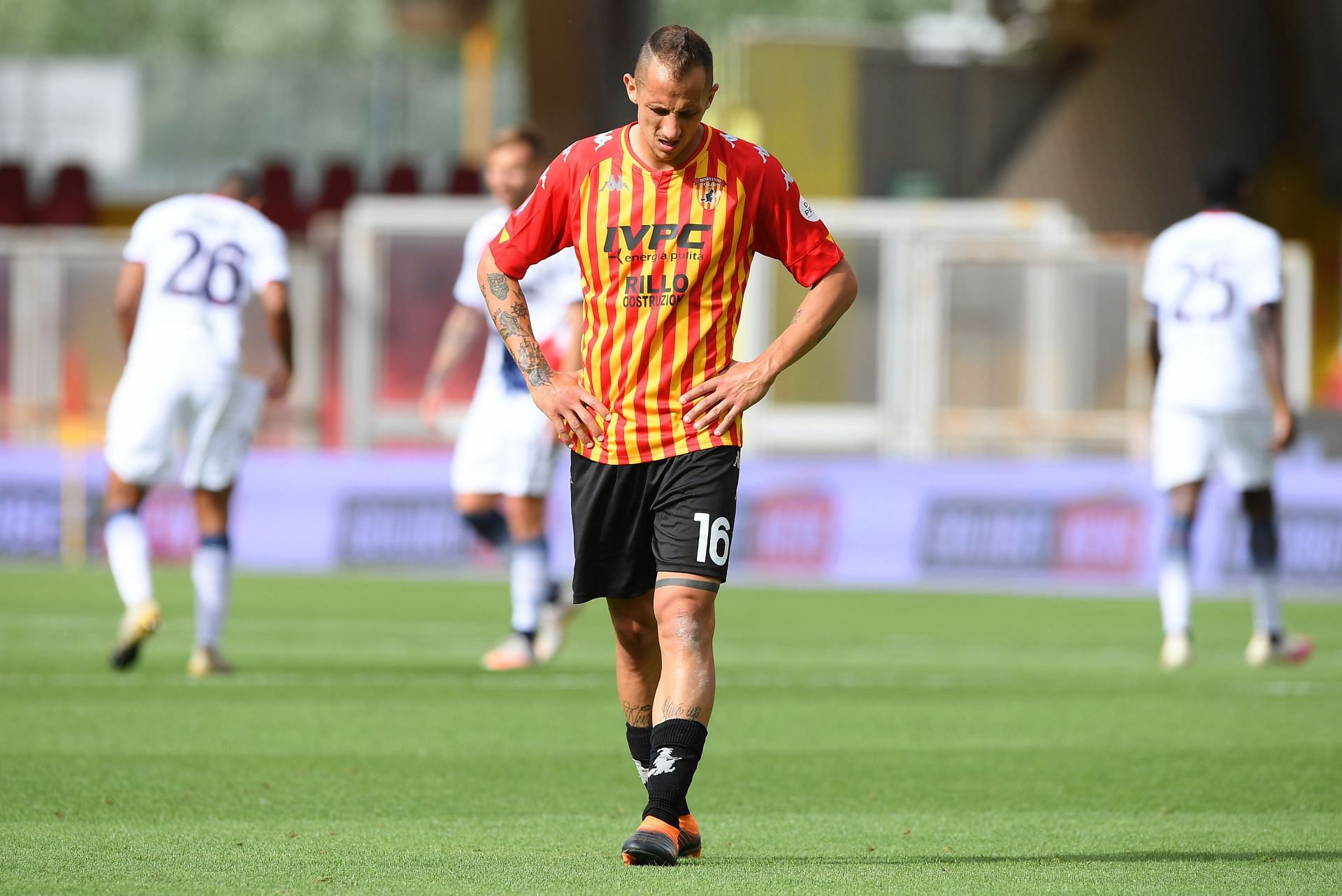 Benevento and Pisa meet in the Serie B promotion playoffs on Tuesday night