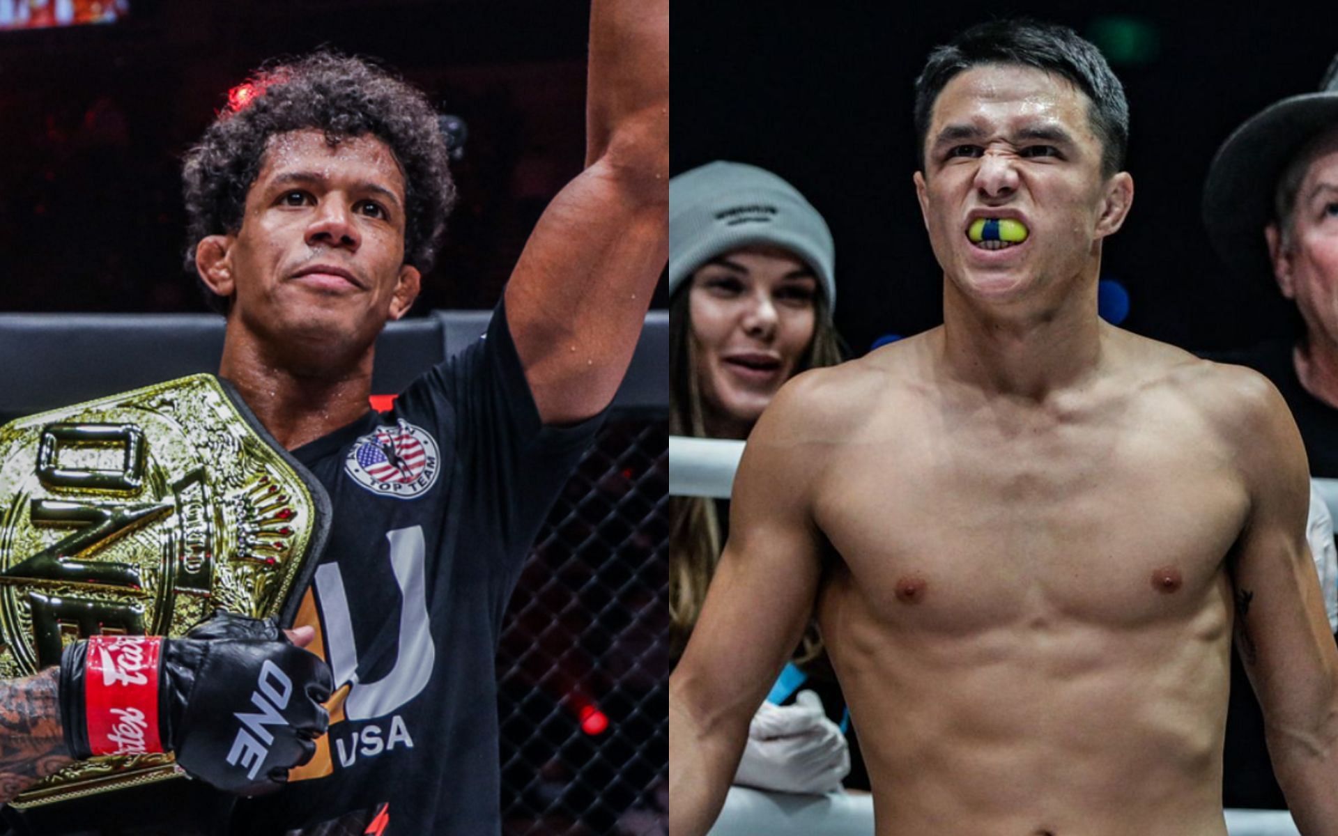 Reece McLaren (right) says he&#039;s sure to call out Adriano Moraes (left) after ONE 158. [Photos ONE Championship]