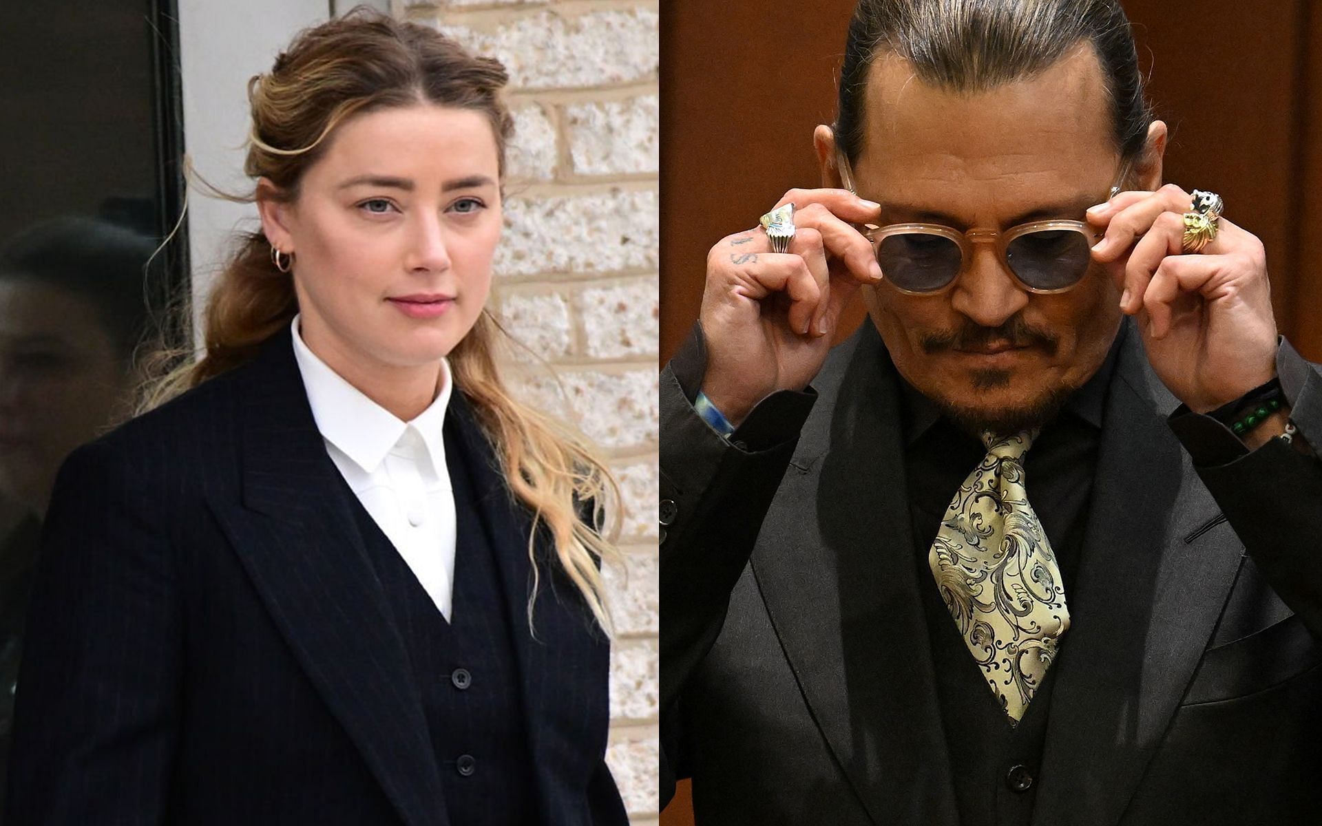 Amber Heard and Johnny Depp (Images via Getty Images)