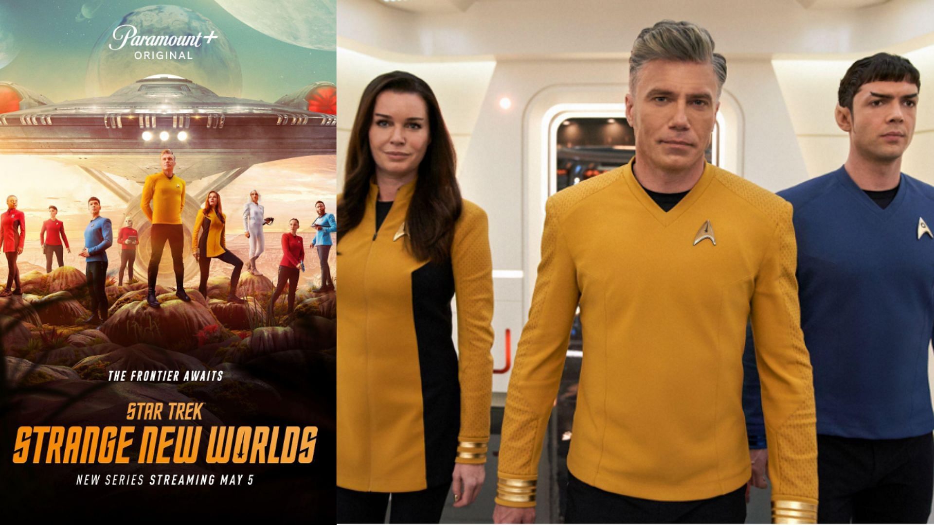 Paramount+ is set to exclusively premiere Star Trek: Strange New Worlds this Thursday, May 5 (Image via Paramount+)