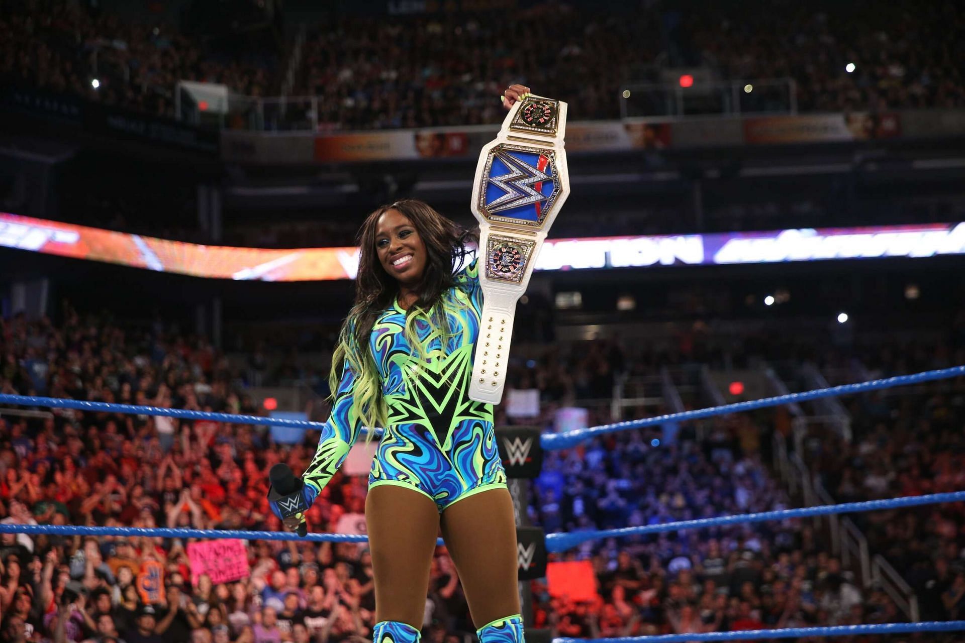 Naomi is one-half of the WWE Women&#039;s Tag Team Champion!
