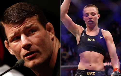 Michael Bisping (left) and Rose Namajunas (right)