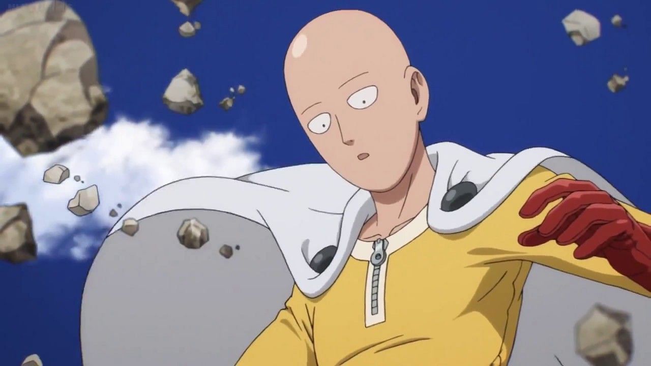 Saitama as seen in the One Punch Man anime (Image via Madhouse Studios)