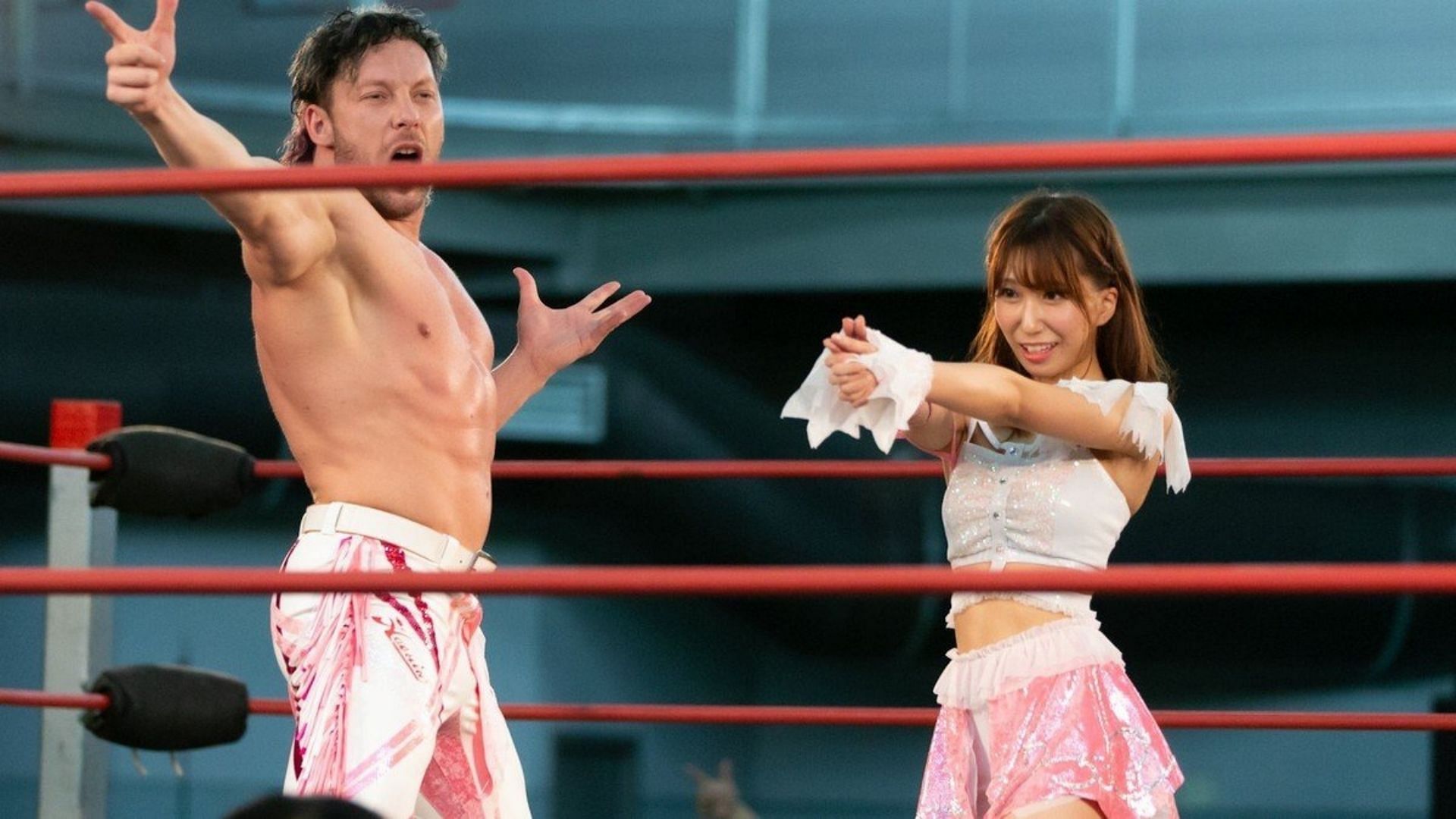 Riho has teamed with Kenny Omega in the past