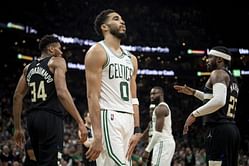 "Giannis charges more than a Tesla!", "Maybe get Tatum the ball when he has flames shooting out of his a**?!" - Fans leave no stone unturned in awe of Giannis vs Jayson Tatum in Game 6 as Boston ties the series to force Game 7