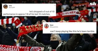 “Too much talk and not enough action” – Liverpool fans brand performance from 29-year-old as ‘terrible’ and ‘embarrassing’ after 1-1 draw with Spurs