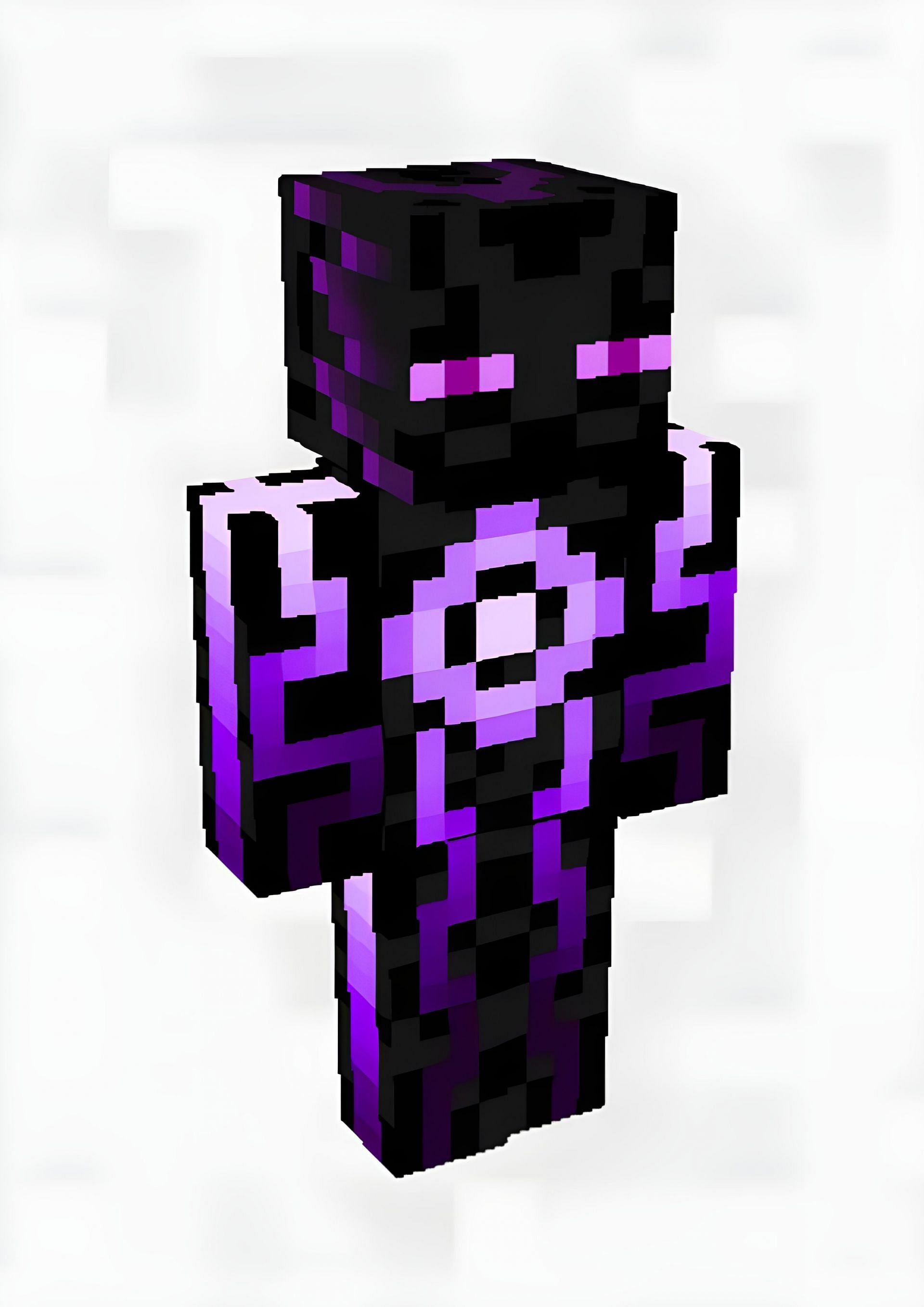 The Purple Lightning Enderman Skin (Image via SkinsMC)