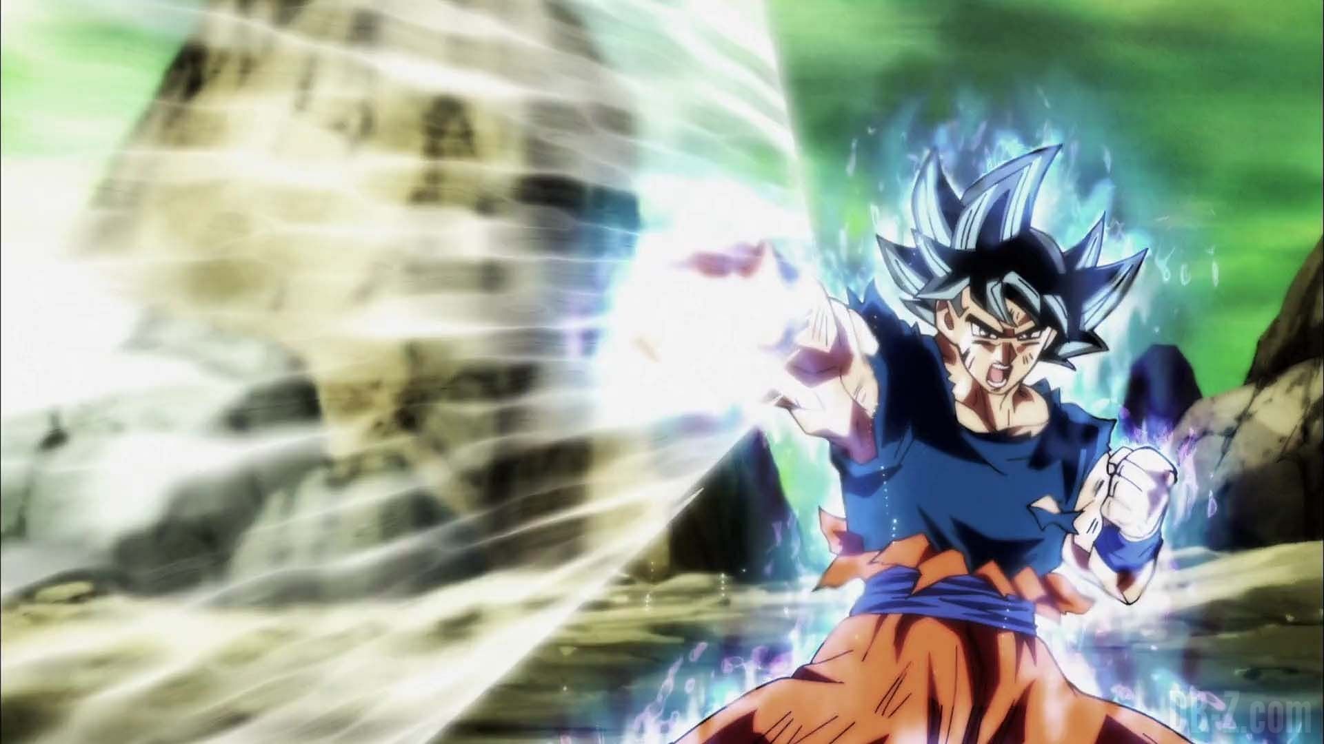 Ultra Instinct Goku as seen in the Super anime (Image via Toei Animation)