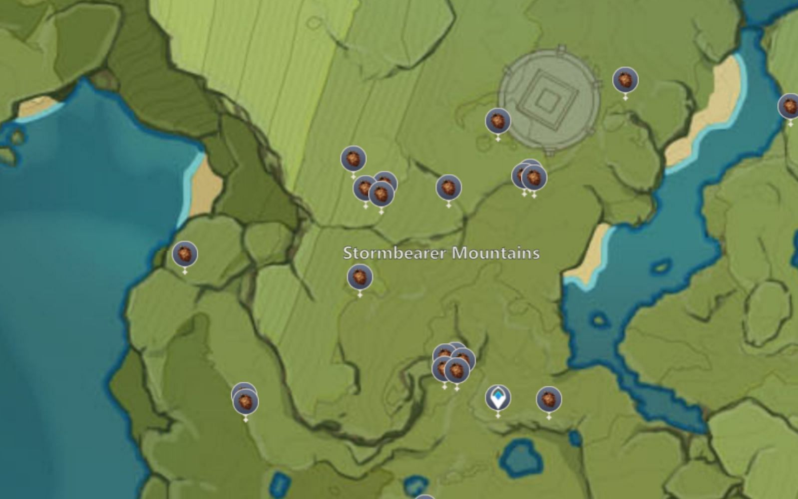 There are a good amount of them near one Teleport Waypoint (Image via miHoYo)