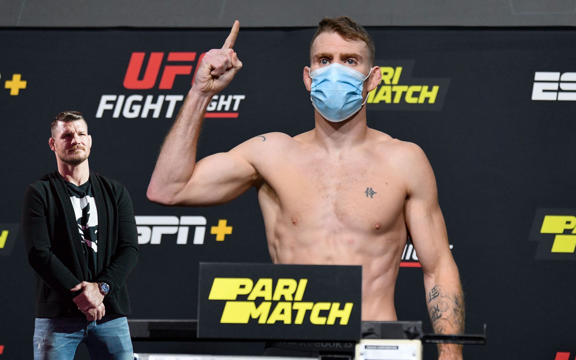 Michael Bisping (left) and Paul Felder (right) (Images via Getty)