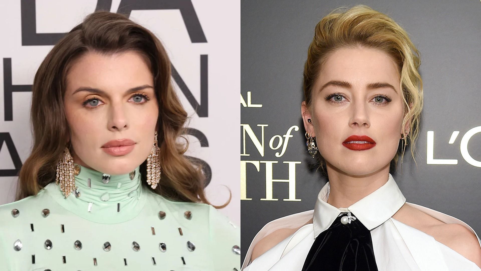 Julia Fox supported Amber Heard, stating she was 25 years old at the abuse and had no power in her relationship. (Image via Getty Images/Taylor Hill/Lawrence Busacca)