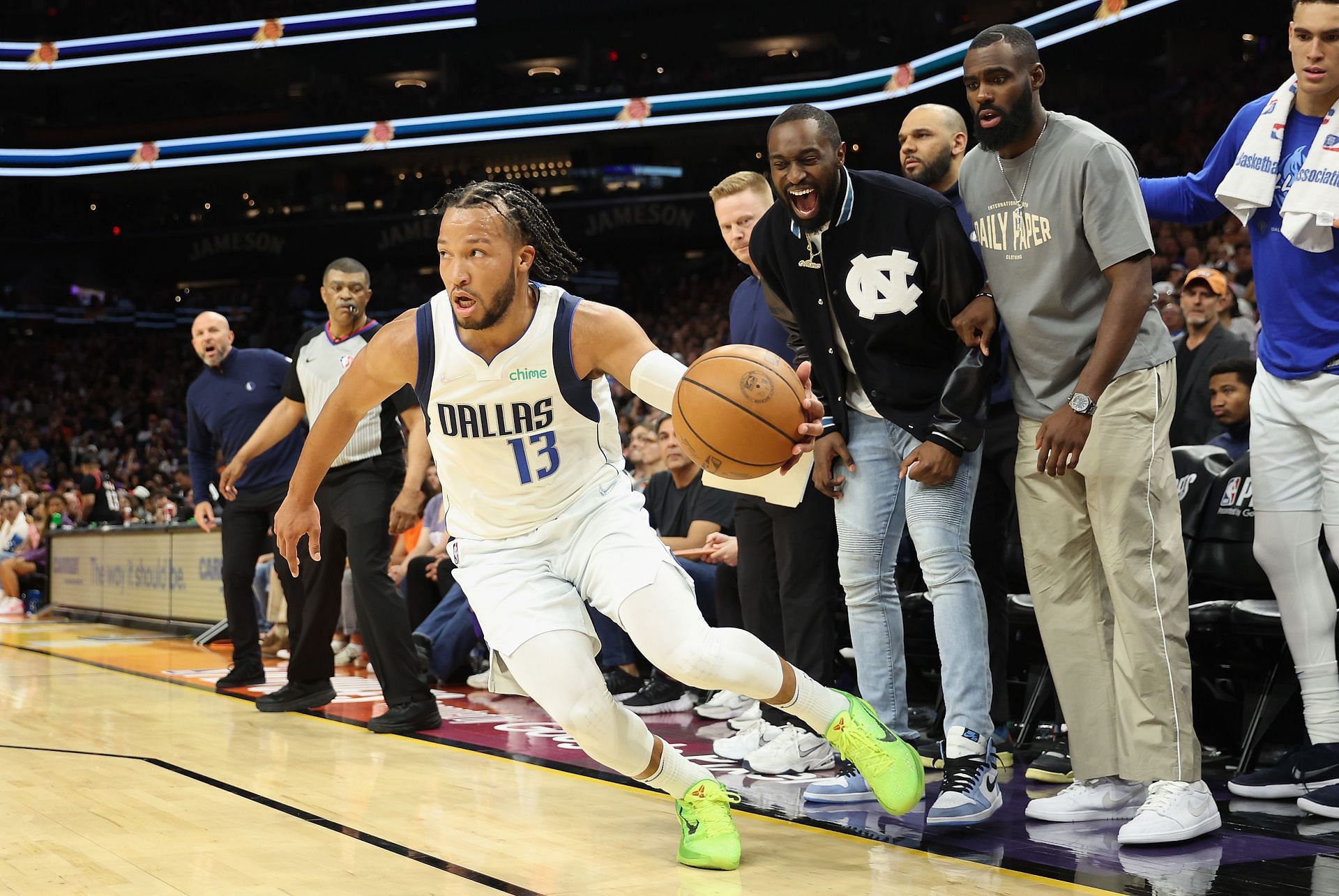 Jalen Brunson during the Dallas Mavericks v Phoenix Suns - Game Seven