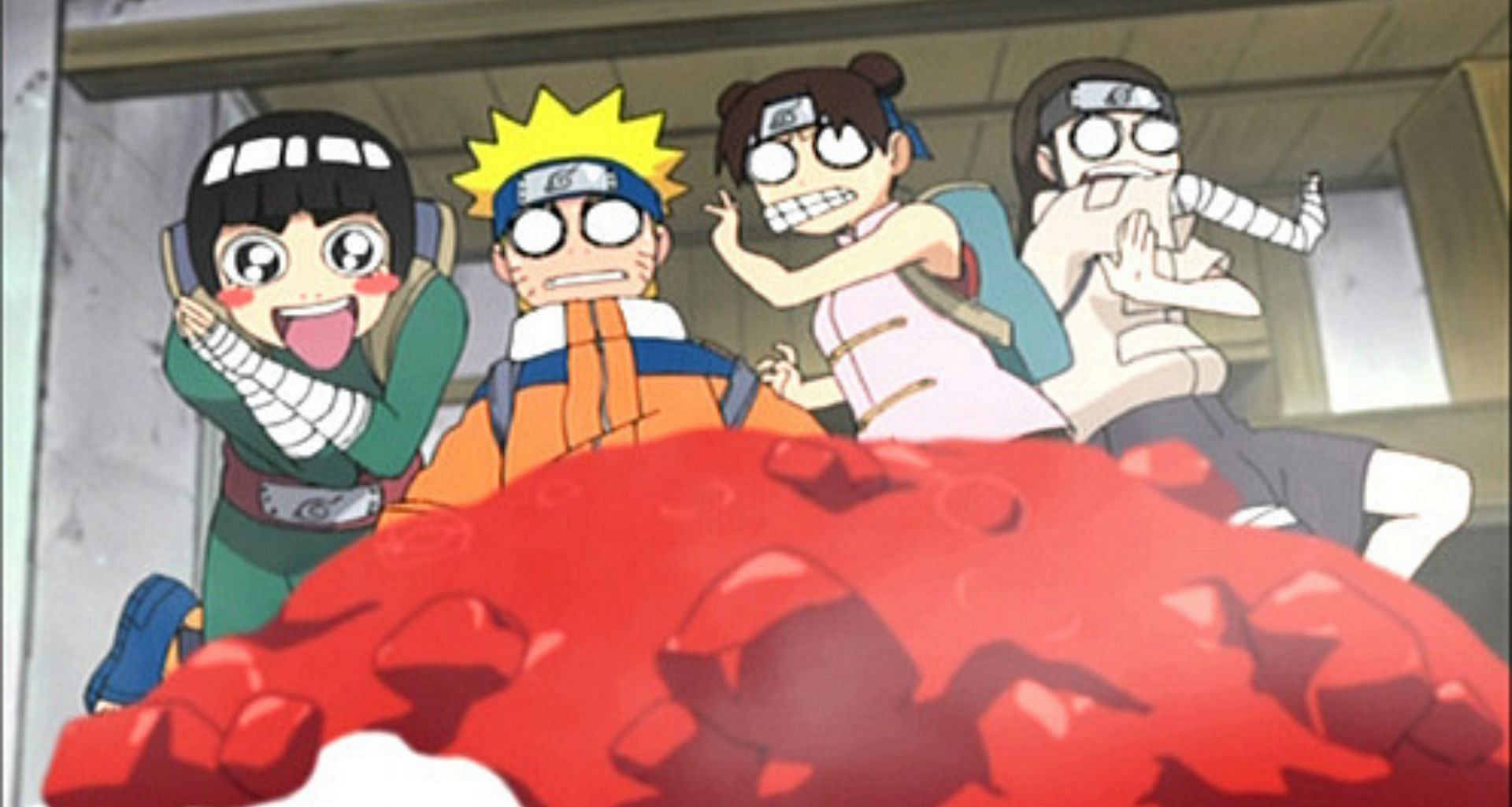 Rock Lee, with his Curry of Life (Image via Studio Pierrot)