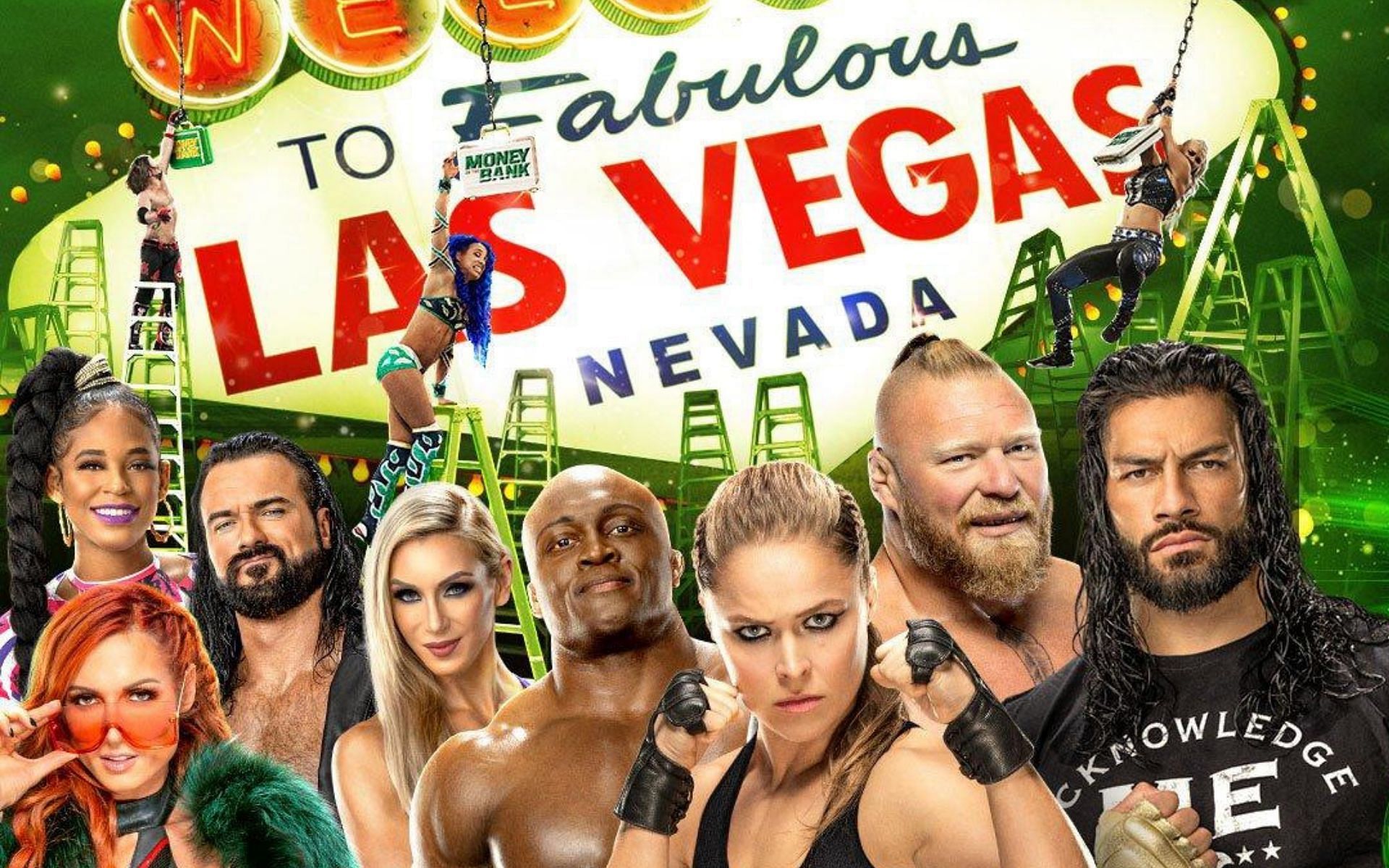 The official poster for Money in the Bank 2022