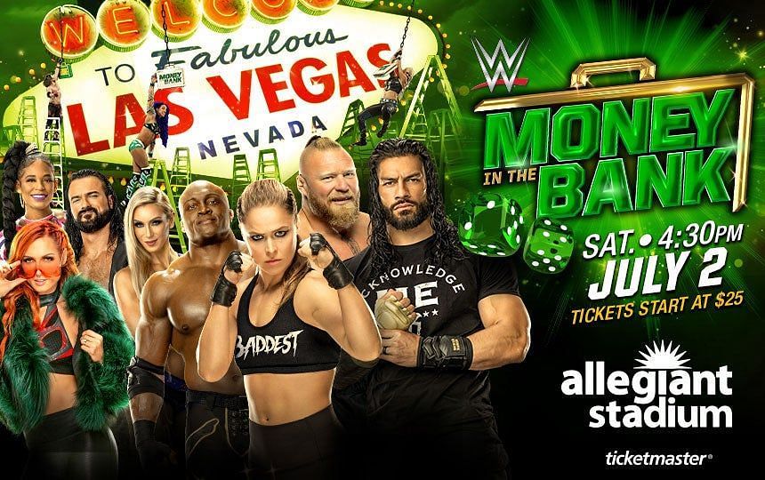 Money in the Bank 2022 will be live from Allegiant Stadium in Las Vegas, Nevada