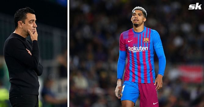 Xavi provides update on Barcelona defender Ronald Araujo after nasty incident in Celta Vigo win