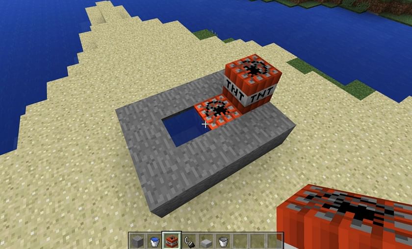 how to make tnt cannon in minecraft