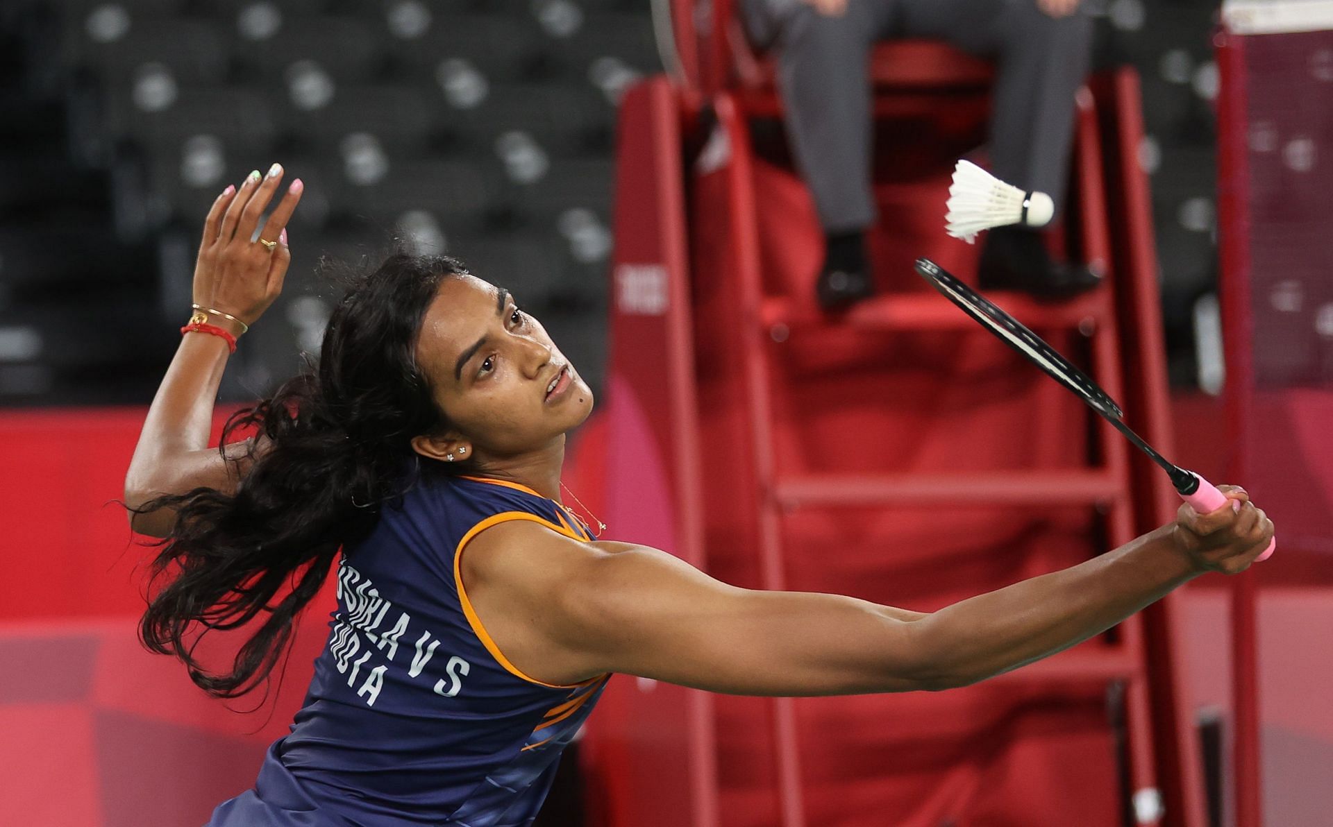 सिंधू का सामना सेमिफाइनल में ओलंपिक गोल्ड मेडलिस्ट चेन यू फेई से होगा।