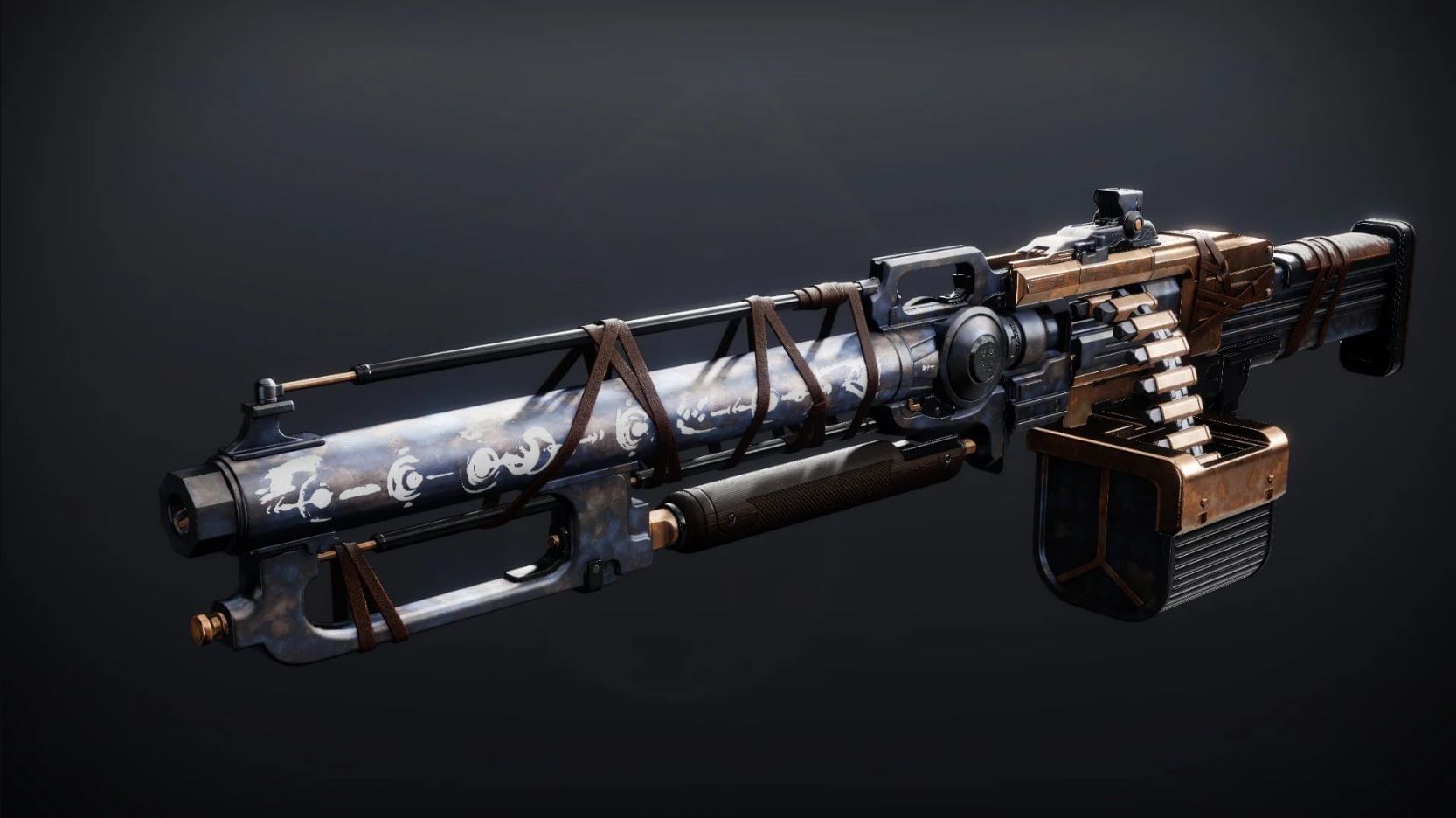 The Archon&#039;s Thunder Legendary Machine gun from Iron Banner (Image via Bungie)