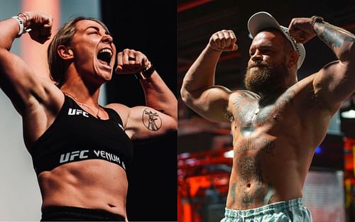 Molly McCann (left), Conor McGregor (right) [Images courtesy: @meatballmolly and @thenotoriousmma via Instagram]