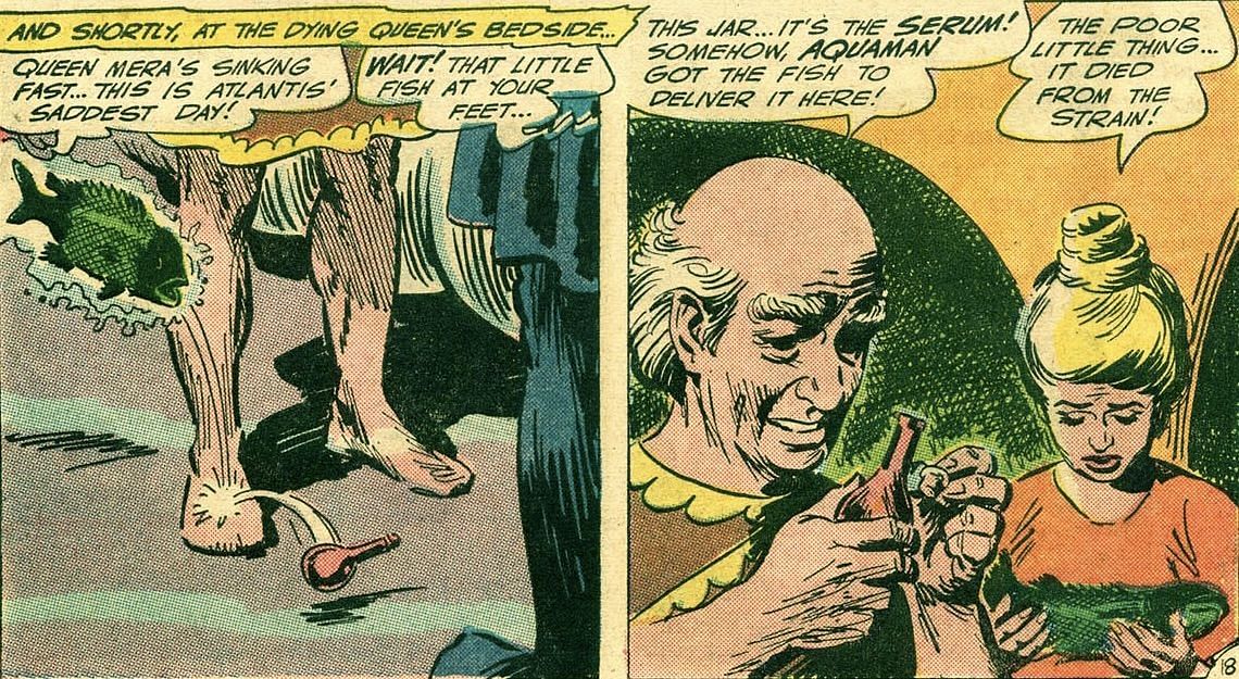 A serum to help Mera in Aquaman #23 (Image via DC Comics)