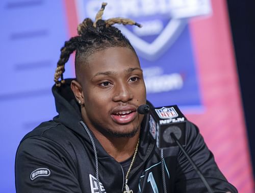 Linebacker Christopher Allen at the NFL Combine