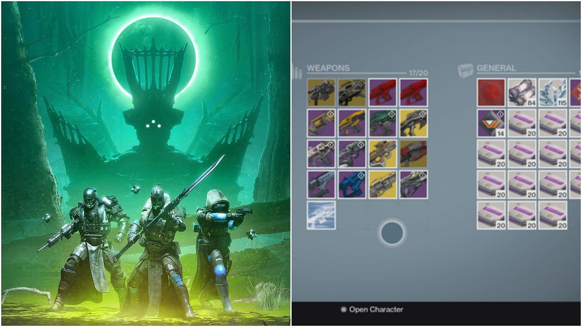 After several requests, Bungie has finally increased the maximum vault size (Images via Bungie, Reddit)