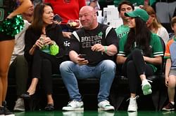 Video: Dana White given warm welcome as he attends Boston Celtics vs. Milwaukee Bucks NBA Playoffs game