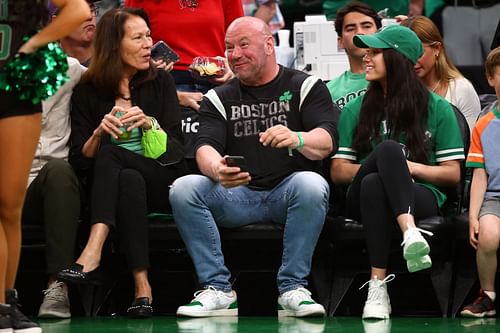 Dana White at the TD Garden arena